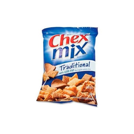 Advantus Chex Mix Snack Mix, Traditional, 3.75 Oz, 8/Box AVTSN14858